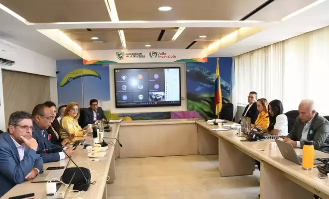 Sesión del Consejo Superior de la Universidad del Valle, celebrada el pasado 31 de mayo. Foto tomada de: GobValle.